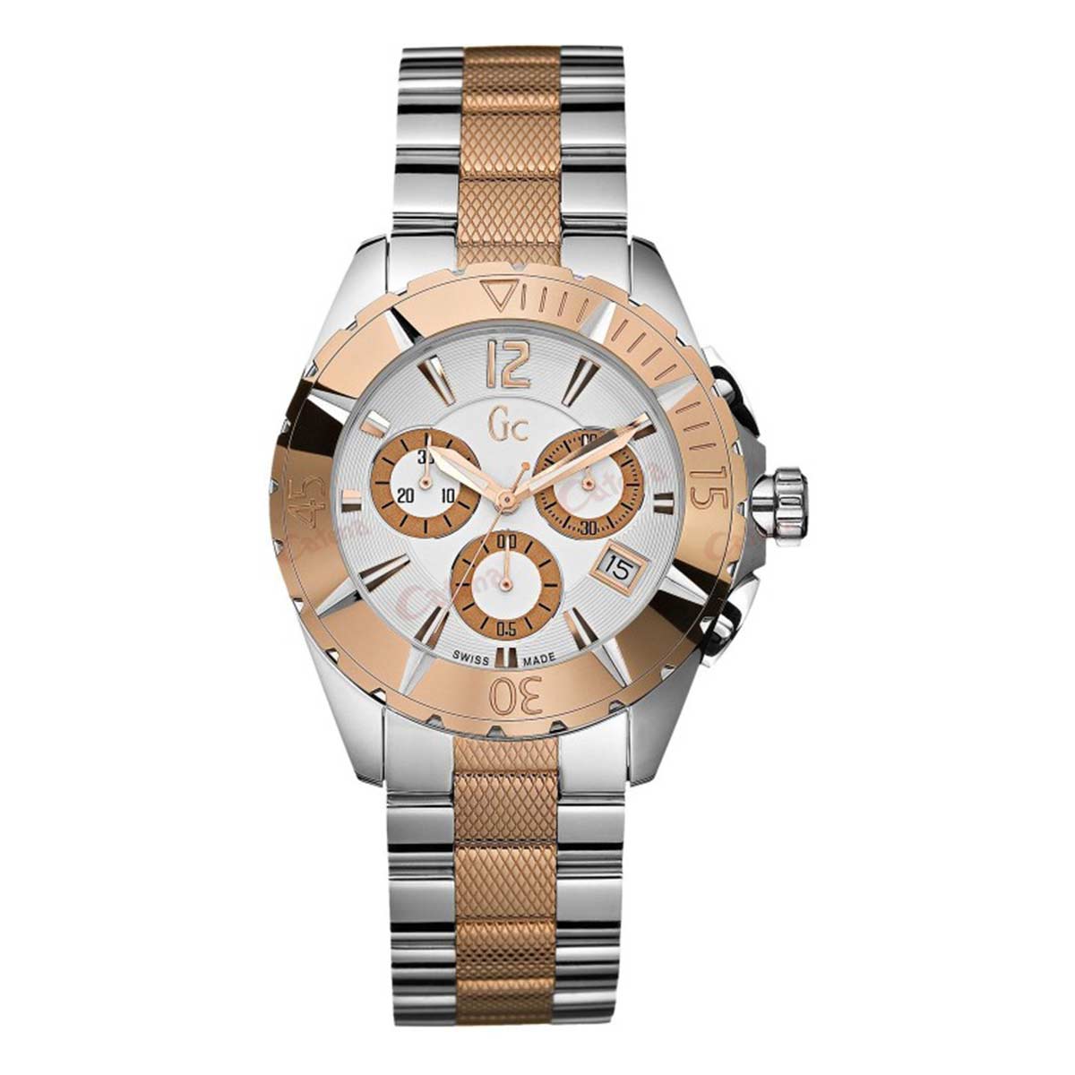 I47006M1 GUESS Collection Ανδρικος δίχρωμος χρονογράφος